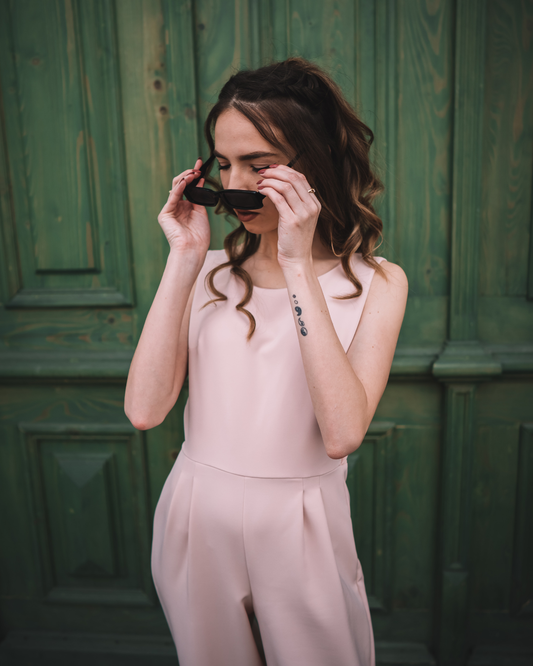 Aria - Salopetă Roz Pudră