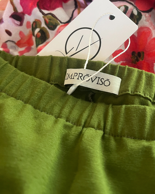 Girl's Essentials - Pantaloni din bumbac Forest Night