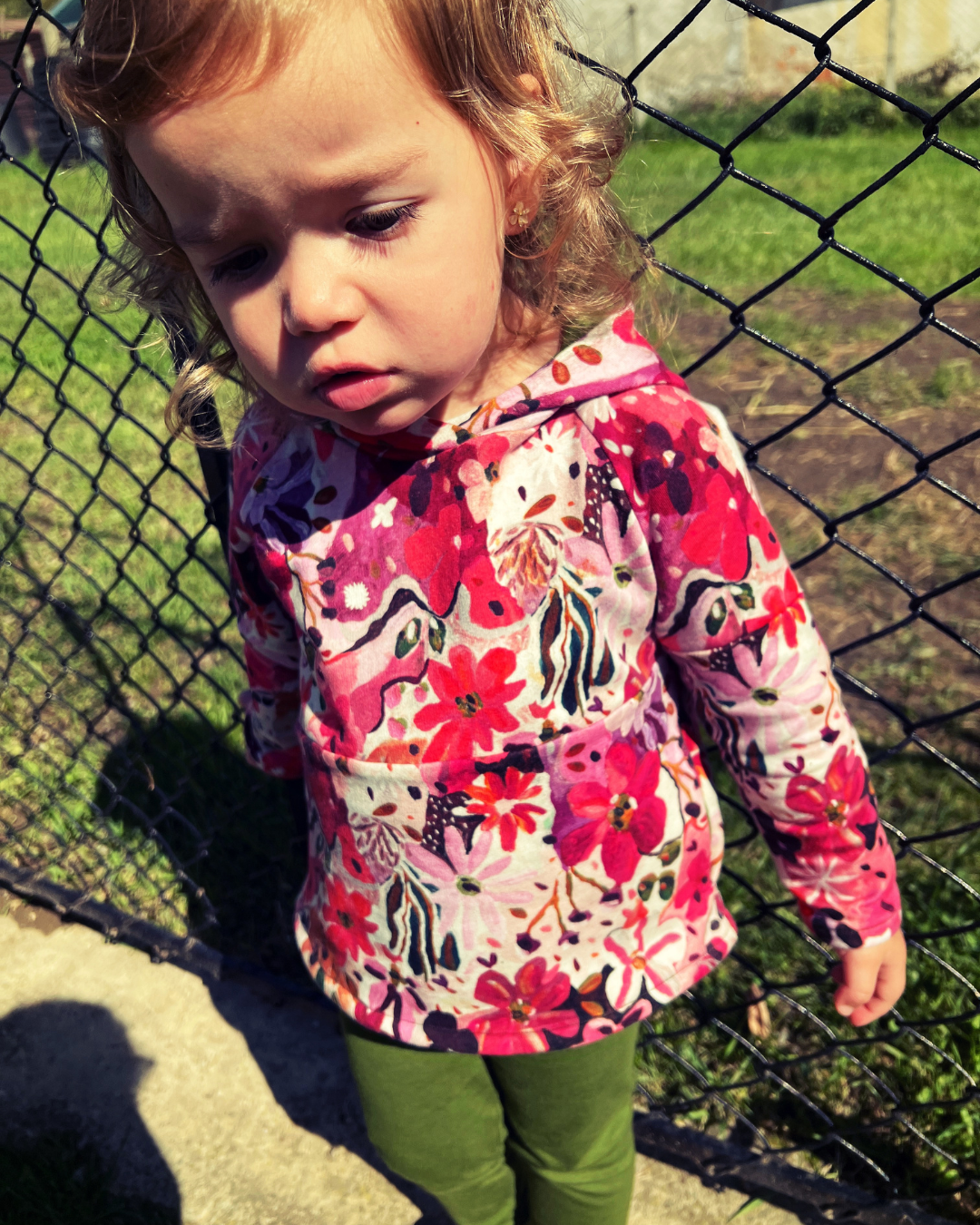 Girl's Essentials - Pantaloni din bumbac Forest Night